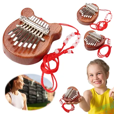 8 Key Mini Wooden Kalimba High Quality Exquisite Finger Thumb Piano Marimba Musical Good Accessory