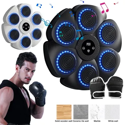 Music Boxing Machine Boxing Reaction Wall Target Wall Mounted Boxing Training Punching Equipment