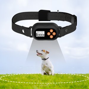 Hoistspark Smart Wireless Electric Fence GPS Dog Collar Fence System, Medium, Black