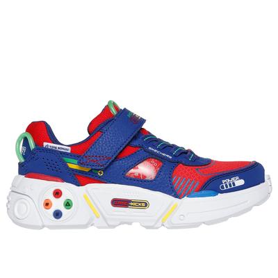 Skechers Boy's Game Kicks: Gametronix 2.0 Sneaker | Size 11.0 | Blue | Synthetic/Textile | Machine Washable