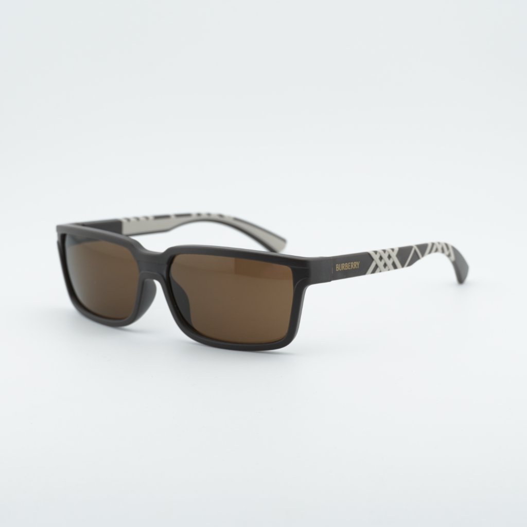 Burberry Accessories | Burberry Be4495d 423473 Sunglasses Brown Rectangle Frame, Brown Lenses | Color: Brown | Size: 61 - 15 - 145