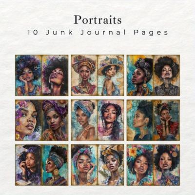 TEMU 10- Women's Junk - Mixed Art For , , And Journaling