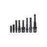 8 Piece Drill Socket Adapter Set, Hex Shank Impact Driver Socket Adapter, Socket To Bit Adapter