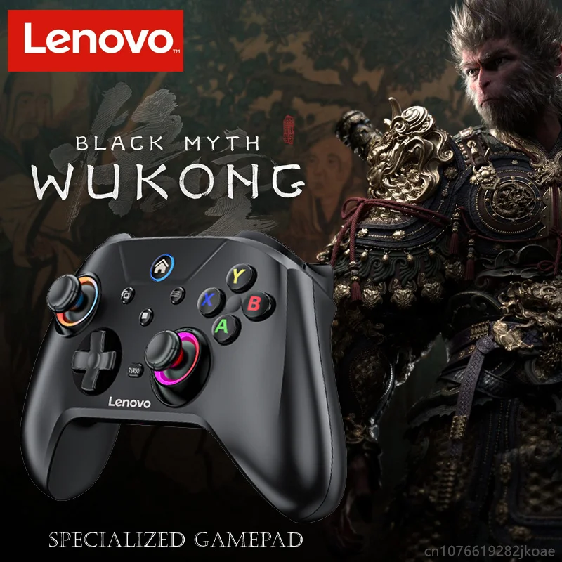 Lenovo S02 New Wireless Bluetooth Joypad For PlayStation PC/IOS/Android/TV Controller for Switch Joystick Gamepad Dual Vibration