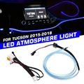Interni auto LED Cruscotto Telaio Luce Cruscotto Trim Atmosfera Luce Per Hyundai Tucson 2015 2016