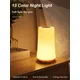 Luce notturna a LED Lampada da tavolo RGB che cambia colore a 13 colori Lampada da notte RGB ricaricabile touch con telecomando Lampada da comodino dimmerabile