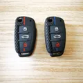 Custodia protettiva per chiave in silicone Shell per Audi A4 B7 A6 C6 4f 8v A3 8p A1 A3 Accessori Portachiavi remoto automatico Giacca a 3 pulsanti