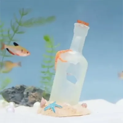 1pc-treibende Flasche-kreative Landschafts dekoration Ornament, sicherer Schutz-verbessern die Image