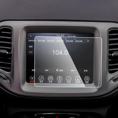 8,4 Zoll für Jeep Compass 2019 2018 2017 PVC GPS Film Navigation LCD Touch Screen Schutz Auto Zubehör