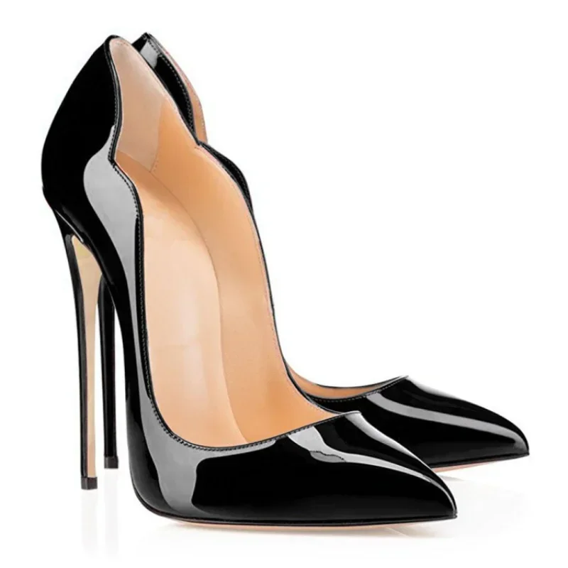 Neue High Heels Frauen Schuhe Flacher Mund Spitz Multi Farbe Einzelnen Schuhe Große Größe Dünne Fersen Frauen Plattform Schuhe