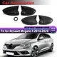 Tappo della copertura dello specchietto retrovisore dell'ala laterale dell'auto in fibra di carbonio per Renault Megane 4 MK4 2016-2020 Bat copertura dello specchietto retrovisore