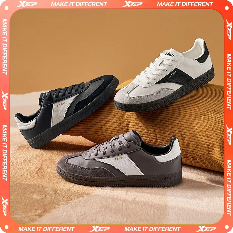 Xtep GAT Skateboard-Schuhe für Damen, 2025, Frühlingsstabilität, bequeme Sportschuhe, klassische Straße, weiche Turnschuhe 875118310008