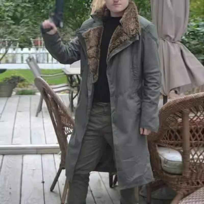 Blade Runner K Cosplay Kostüme Mantel Lange Windjacke Halloween Karneval Uniform Für Männer Image