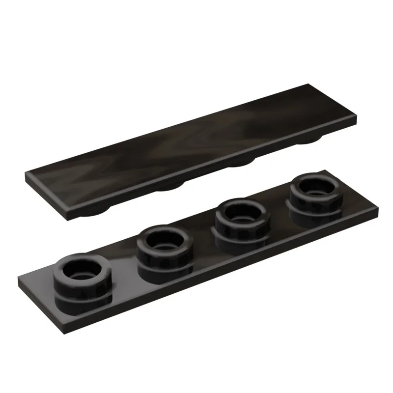 MOC 10PCS Spezielle 2431W Bord 1x4 Bausteine Kit Flache Dünne Platte Chassis Befestigungs Ziegel Partikel DIY Spielzeug Kinder Kind Geschenke Image