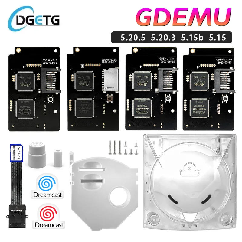 Für Dreamcast GDEMU 5 20 5 15 15b optisches Laufwerk Simulationsplatine Shell SD-Speicherkarte GDI Bild Videospielkonsolenmodifikation Image