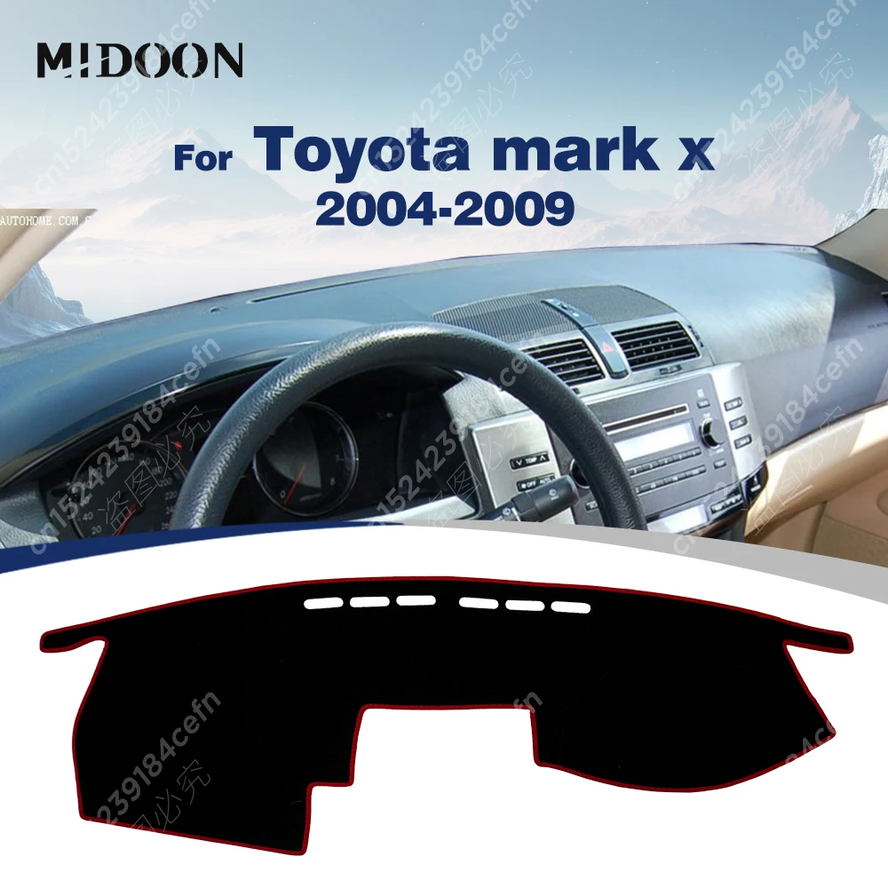 Auto Armaturen brett Abdeckung für Toyota mark x 2004 2005 2006 2007 2008 2009 Armaturen brett Sonnenschutz Anti-UV-Teppiche Autozubehör Image