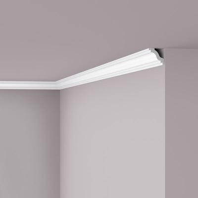 Eckleiste NMC WT6 wallstyl Noel Marquet Zierleiste Stuckleiste Zeitloses Klassisches Design weiß 2 m Image