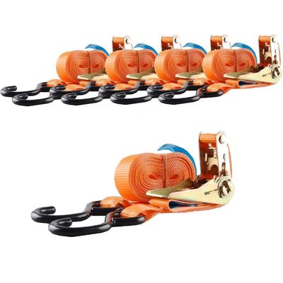 Baumarktplus - 5x Spanngurt Ratschen Zurrgurt 5m 800kg 0,8t 0,8to orange 2tlg Image