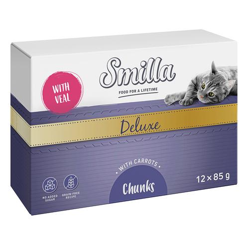 Smilla Deluxe Häppchen 48 x 85 g zum Sonderpreis! - Häppchen mit Kalb und Karotten