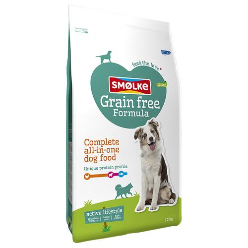 12kg Adult Getreidefrei Smølke Hundefutter trocken - zum Sonderpreis!