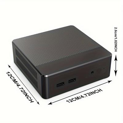 TEMU Mini Pcs, Compact Gaming Pc With N100 Cpu, 16gb For , 512gb Ssd - Usb3.0, Wifi, Dual Hdtv Ports For Home Office & , Printers, Educational, , Mini Desktop Computer Work