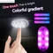 1 pièces voiture intérieur LED capteur lumière USB Rechargeable interrupteur tactile lumière Auto sans fil lampe d'ambiance nuit lecture lumière voiture lumière