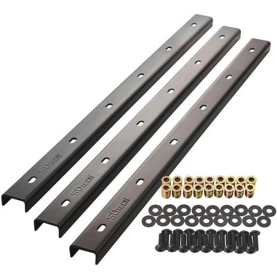 Sotech U-Form Gratleisten für Tischplatten 3 Stück Stahl im Industrial Look 70 x 4 x 2 cm Image