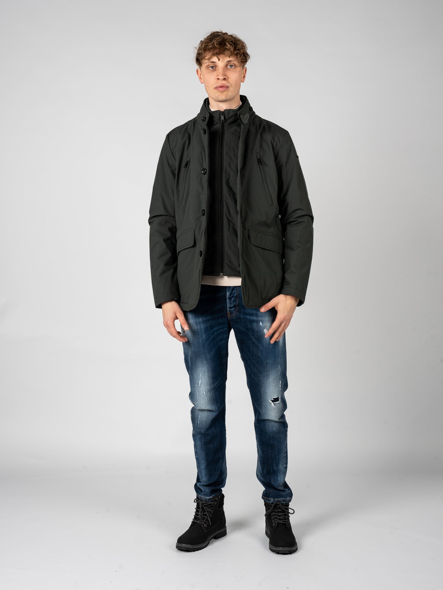 Geox Jacke Tevere Herren grün