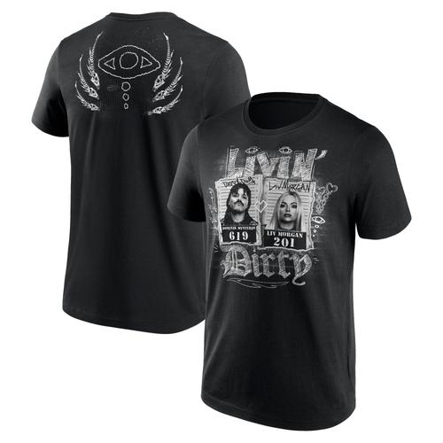 WWE Dom & Liv Livin' Dirty T-Shirt - Schwarz - Herren