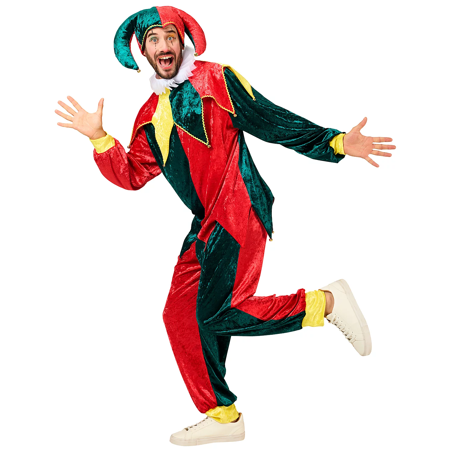 Kostüm Hofnarr, bunt Image