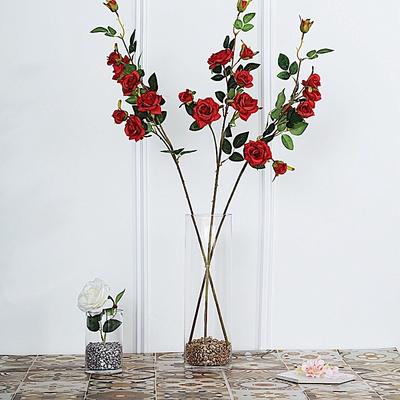 2-Pieces 38" Silk Rose Single Stems