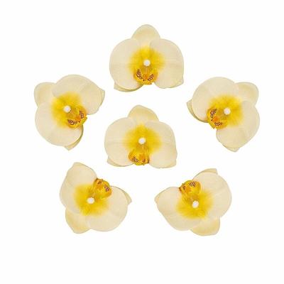 20-Pieces 4" Silk Orchid Flower Heads