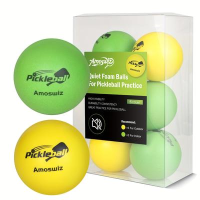 TEMU Amoswiz Foam Pickleballs - For / , & - /, Pu