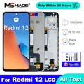6.79 "IPS Per Xiaomi Redmi 12 LCD 23053RN02I Touch Panel Assemblea di Schermo Digitizer Per Redmi 12 Display 23053RN02Y Sostituire Parti