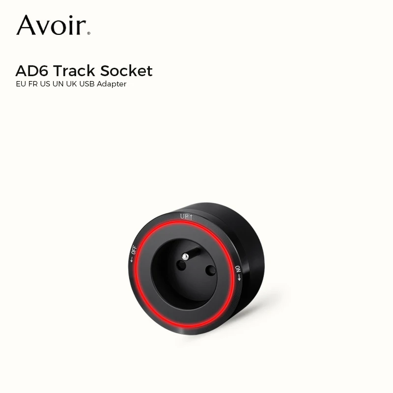 Avoir ad2 ad6 Schienen steckdose Aluminium gebürstete Steckdosen LED Schienen steckdose Modul Adapter USB Wand steckdose Steckdosen leiste eu uk steckdosen eu steckdosenleiste eu usb steckdose