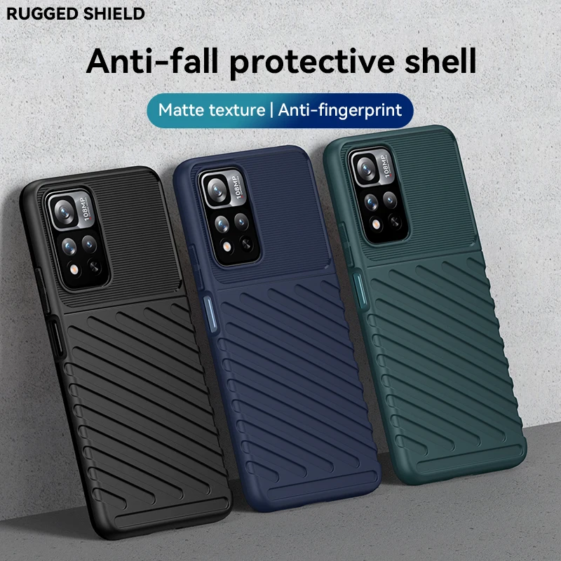 Luxus-Hülle Abdeckung stoß feste Silikon-Handy hülle für Poco X4 NFC 5g/Xiaomi 11i Hyper charge Image