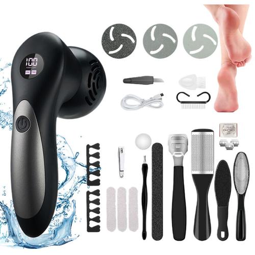 Tuserxln - Rapeuse Pieds Electrique, Rappe Pieds Pédicure Rechargeable Professionnel IPX7 Etanche