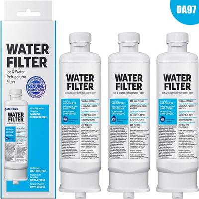 Rnemitery - 3er-Pack Ersatz-Kühlschrank-Wasserfilter DA97-17376B DA97-08006C haf-qin haf-qin/exp