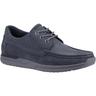 Hush Puppies Howard Leather Mens Navy Lace-Up Shoes - Size UK 8 | Hush Puppies Sale | Discount Designer Brands