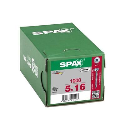 SPAX Universalschrauben Z2 Halbrundkopf WIROX 5 x 16 mm 1000 Stück