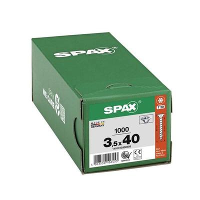 SPAX Universalschrauben T20 Senkkopf WIROX 3,5 x 40 mm 1000 Stück