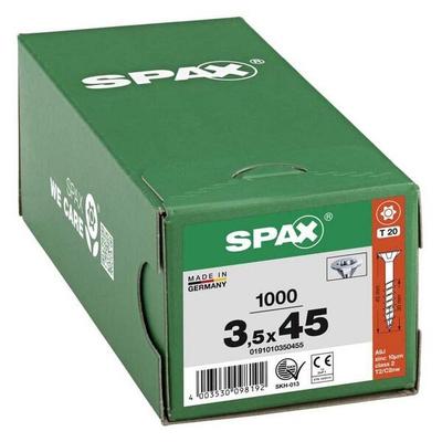 SPAX Universalschrauben T20 Senkkopf WIROX 3,5 x 45 mm 1000 Stück