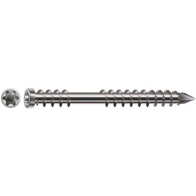 SPAX Terrassenschrauben T25 Zylinderkopf Edelstahl A2 5 x 70 mm 250 Stück silber