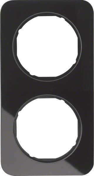 Berker Rahmen Glas/sw 10122116 Image