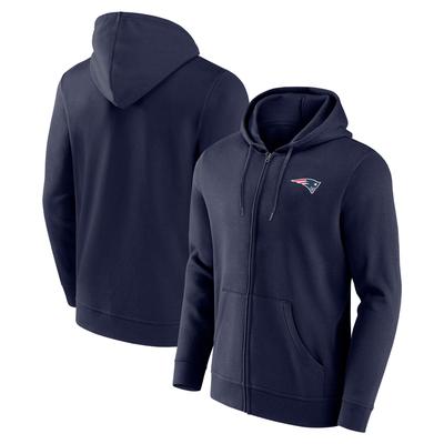 New England Patriots Primary Logo Full Zip Hoodie - Herren Image