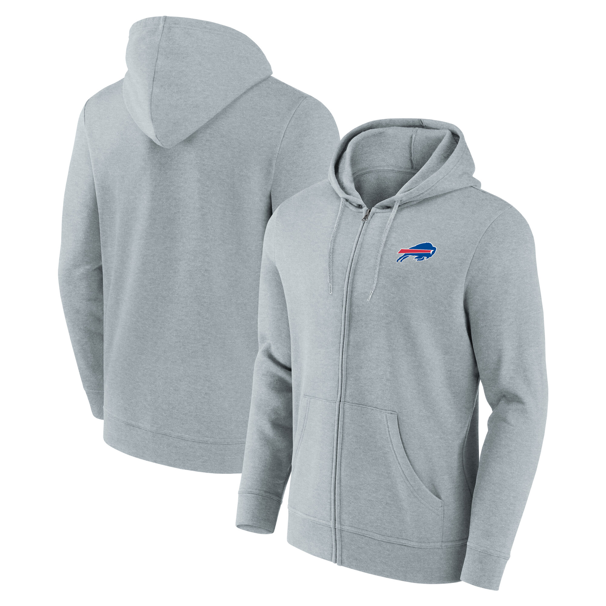 Buffalo Bills Primary Logo Full Zip Hoodie - Herren Image