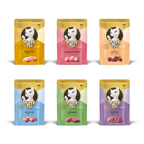 Sparpaket 24x85g Mix I Kitty Cat Pate Katzennassfutter