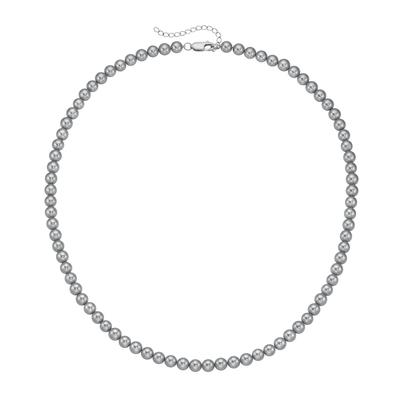 Smart Jewel - Kette mit Muschel-Perlen, Silber 925 Ketten 1 ct Silber