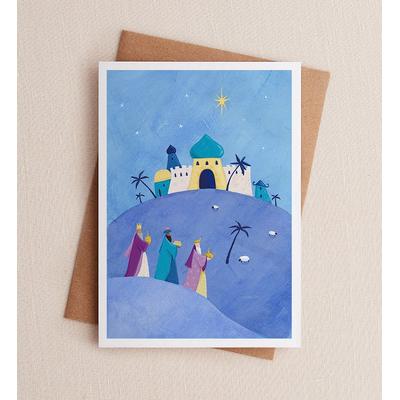 1-800-Flowers Seasonal Gift Delivery Blue Kings Christmas Greeting Card
