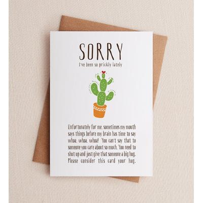 1-800-Flowers Everyday Gift Delivery Prickly I'm Sorry Greeting Card